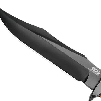 SOG Super SOG Bowie Fixed Blade Knife - Straight Edge Blade