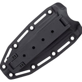 SOG SEAL FX Fixed Blade Knife - 4.30 Inch Blade, Clip Point - Partially Serrated - Blackout