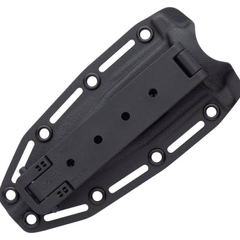 SOG SEAL FX Fixed Blade Knife - 4.30 Inch Blade, Clip Point - Partially Serrated - Blackout