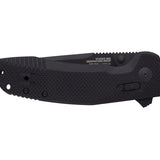SOG SOG-TAC XR Folding Knife - 3.4 Inch Clip Point Blade - Blackout or OD Green - Peg Box