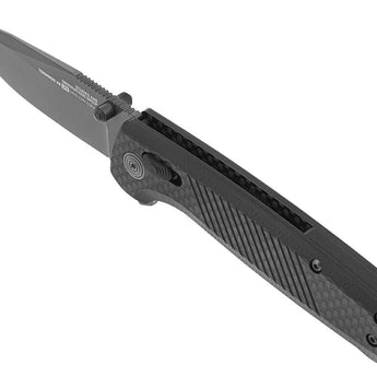 SOG Terminus XR LTE Folding Knife - 2.95 Inch Blade, Clip Point, Straight Edge - Carbon and Graphite or Carbon and Gold