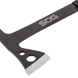 SOG Throwing Hawks with Stamped Nylon Sheath - 1.75-inch Straight Edge, Axe - Hardcased Black Finish - 3 Pack (TH1001-CP)