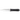 SOG Pentagon Fixed Blade Knife - 5-inch Straight / Serrated Edge, Dagger - Satin Finish - Black Handle - Nylon Sheath - Boxed (S14-N)