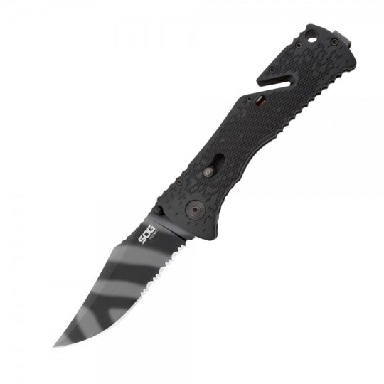 Trident - Partially Serrated - TigerStripe