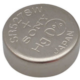 MuRata SR527SW 319 22.5mAh 1.55V Silver Oxide Watch Battery - 1 Piece Tear Strip, Sold Individually