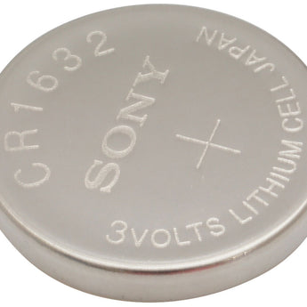 MuRata CR1632 140mAh 3V Lithium (LiMnO2) Coin Cell Watch Battery - 1 Piece Tear Strip