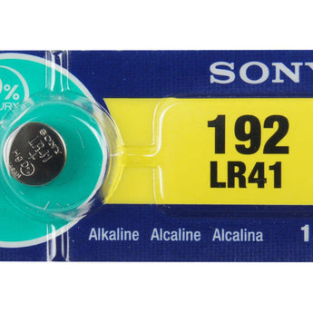 MuRata LR41 1.5V Alkaline Coin Cell Battery - 1 Piece Tear Strip