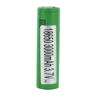 BUNDLE: 2 x Sony MuRata VTC6 INR 18650 3000mAh 3.6V Unprotected High-Drain 15A Flat Top Batteries