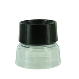 10x Plastic Magnifier Eye Loupe (Black & Clear)
