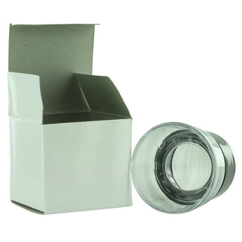 10x Plastic Magnifier Eye Loupe (Black & Clear)