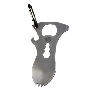 Ultimate Survival Technologies Spork Multi-Tool - 5 Total Tools - Stainless Steel (20-MTL0006-02)