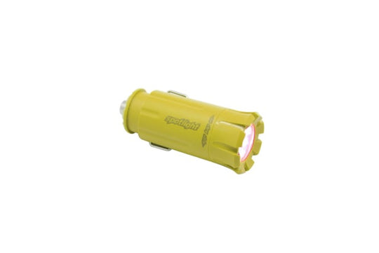 Spotlight Throttle 12V Rechargeable LED Flashlight - Yellow