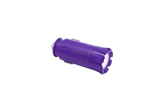 Spotlight Throttle 12V Rechargeable LED Flashlight - 25 Lumens - Includes Battery Pack - Purple