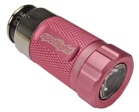 Spotlight Turbo 12V Emergency LED Flashlight - Pink Caddy (SPOT-8605)