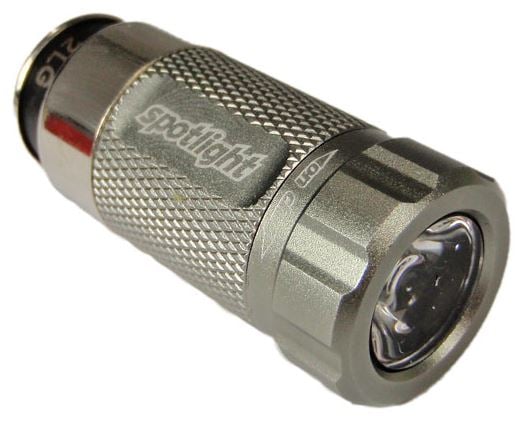 Spotlight Turbo 12V Emergency LED Flashlight - Time Machine Titanium (SPOT-8608)
