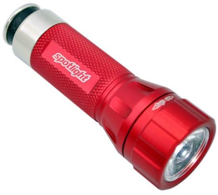 Spotlight Rescue 12V LED Rechargeable Flashlight - Racecar Red (SPOT-8800)
