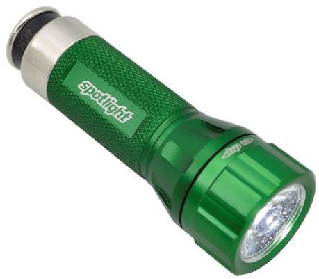 Spotlight Rescue 12V LED Rechargeable Flashlight - Gremlin Green (SPOT-8803)
