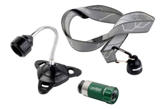 Spotlight Handymate Kit with Spotlight Turbo LED Flashlight and Keychain and Fender Friend - Gremlin Green (SPOT-9203)