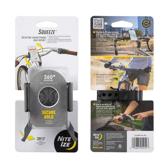 Nite Ize Squeeze Rotating Smartphone Bar Mount - Translucent - (SUSBM-04-R3)