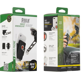 Nite Ize Steelie Squeeze Windshield Kit - (STSWK2-01-R8)