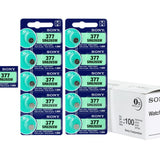 MuRata SR626SW 377 28mAh 1.55V Silver Oxide Watch Battery - 1 Piece Tear Strip, Sold Individually