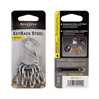 NiteIze S-Biner KeyRing - Stainless