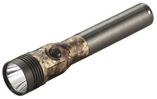 Streamlight Stinger HL Rechargeable Flashlight with 120V AC/DC Cable and Piggyback Charger - C4 LED - 640 Lumens - Includes NiMH Sub-C Battery Pack - Kryptek (75699)