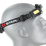 STKR Flex-It V3 LED Headlamp - 300 Lumens - Includes 3 x AA