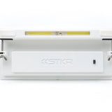 STKR EZ Solar Home Security Gutter Mounted LED Floodlight - 600 Lumens - Uses Built-in 2000mAh Li-ion Battery Pack