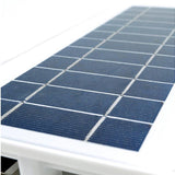 STKR EZ Solar Home Security Gutter Mounted LED Floodlight - 600 Lumens - Uses Built-in 2000mAh Li-ion Battery Pack