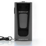 STKR SlimJimmy USB-C Rechargeable LED Keychain Flashlight - 400 Lumens - Uses Built-in 300mAh Li-ion Battery Pack - Red or Grey