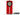 STKR SlimJimmy - Red - Standing, Facing LED