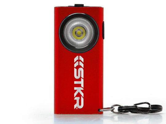 STKR SlimJimmy - Red - Standing, Facing LED