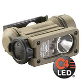 Streamlight Sidewinder Compact II 145 Hands-Free Military Flashlight - White, Red, Blue and IR LEDs - 55 Lumens - Includes 1 x CR123A - Various Accessories and Packaging
