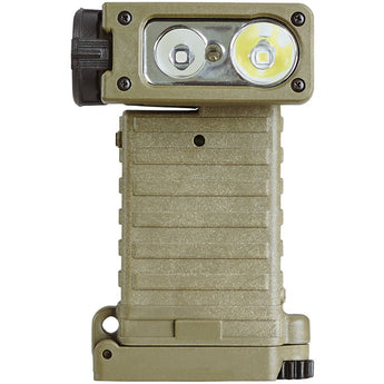 Streamlight Sidewinder X Multi-Fuel Tilting Head LED Flashlight - 275 Lumens - White/Red/Blue/IR LEDs - Multiple Accessory Options - Coyote - Box