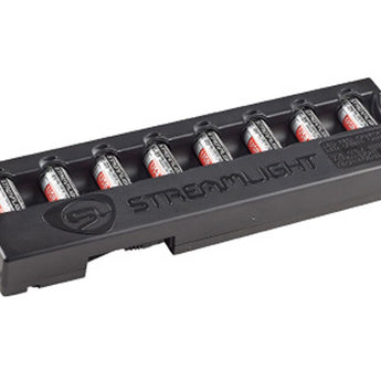 Streamlight 8-Unit Bank Charger, SL-B9 - 12V DC or 100V/120V AC - With or Without SL-B9 Batteries