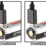 Streamlight 22101 SL-B26 18650 2600mAh 3.7V Protected Lithium Ion (Li-Ion) Button Top Battery With Built-In USB Charger