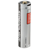 Streamlight 22101 SL-B26 18650 2600mAh 3.7V Protected Lithium Ion (Li-Ion) Button Top Battery With Built-In USB Charger
