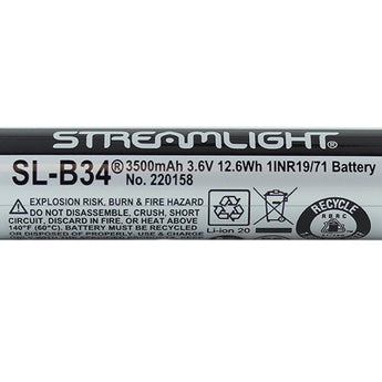 Streamlight 22131 SL-B34 Rechargeable Battery Pack - 1PK