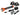 Streamlight SL-20XP Rechargeable Flashlight with 120V AC/DC Charger and 2 Charging Sleeves - LED and Halogen Bulbs - 120 Lumens - Includes NiCd Battery Pack - Orange (25123)