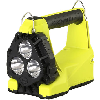 Streamlight Vulcan 180 Firefighting Lantern - 3 x C4 LEDs - 1200 Lumens - Includes 8800mAh Li-Ion Battery Pack - AC/DC, 12V DC Direct Wire Charger, or No Charger - Regular or Quick Release Shoulder Strap -  Orange or Yellow