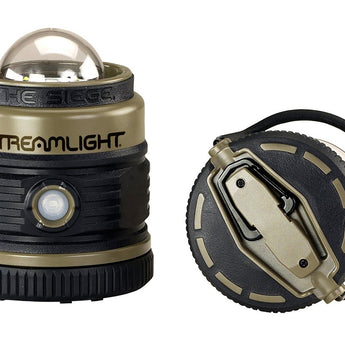 Streamlight The Siege 44931 Floating LED Lantern - White and Red LEDs - 540 Lumens - Uses 3 x D Cells - Coyote