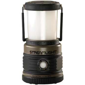 Streamlight The Siege 44931 Floating LED Lantern - White and Red LEDs - 540 Lumens - Uses 3 x D Cells - Coyote