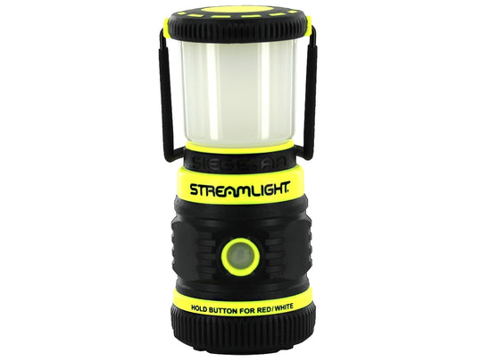 Streamlight Siege AA Yellow 44943 Ultra-Compact Floating LED Lantern with Magnetic Base - White and Red LEDs - 200 Lumens - Uses 3 x AAs