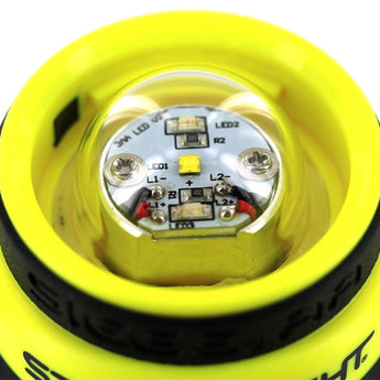 Streamlight Siege AA Yellow 44943 Ultra-Compact Floating LED Lantern with Magnetic Base - White and Red LEDs - 200 Lumens - Uses 3 x AAs