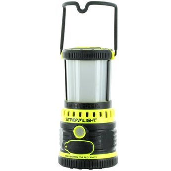 Streamlight Super Siege USB Rechargeable Floating LED Lantern - White and Red LED - 1100 Lumens - Includes Li-ion Battery Pack - Yellow or Coyote