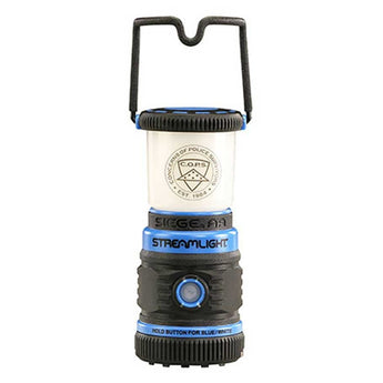 Streamlight 44949 Siege AA Blue Ultra-Compact Floating LED Lantern - 2 x C4 Blue LEDs and 1 x C4 White LED - 200 Lumens - Uses 3 x AA Alkaline Batteries