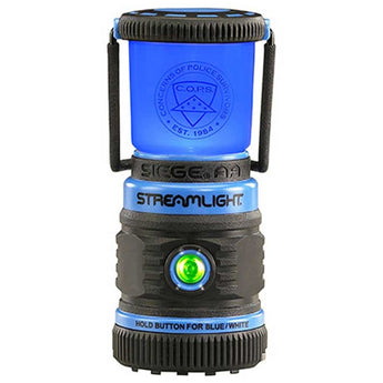 Streamlight 44949 Siege AA Blue Ultra-Compact Floating LED Lantern - 2 x C4 Blue LEDs and 1 x C4 White LED - 200 Lumens - Uses 3 x AA Alkaline Batteries