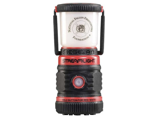 Streamlight Siege AA Red 44953 Ultra-Compact Floating LED Lantern - 2 x Red LEDs and 1 x C4 White LED - 200 Lumens - Uses 3 x AA Alkaline Batteries