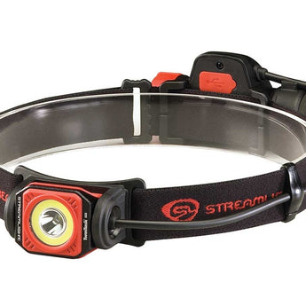 Streamlight Twin-Task USB Rechargeable LED Headlamp - 375 Lumens -  Includes 1 x 2200mAh 18650 - Black and Red